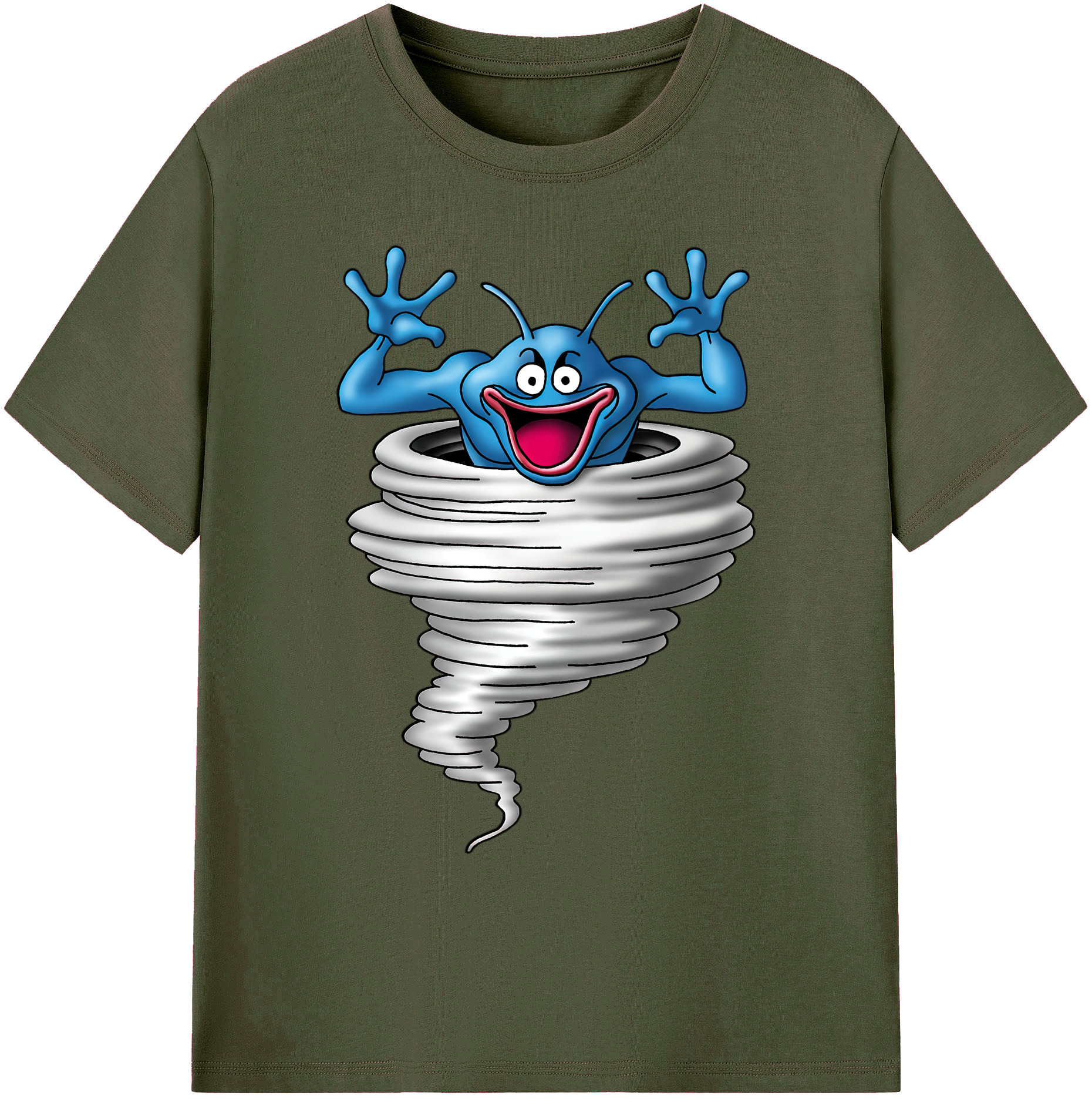 （画像用） ドラゴンクエスト Doragon Kuesuto Dragon Quest 綿100％ メンズ半袖Tシャツ｜肌触りやわらか＆通気性